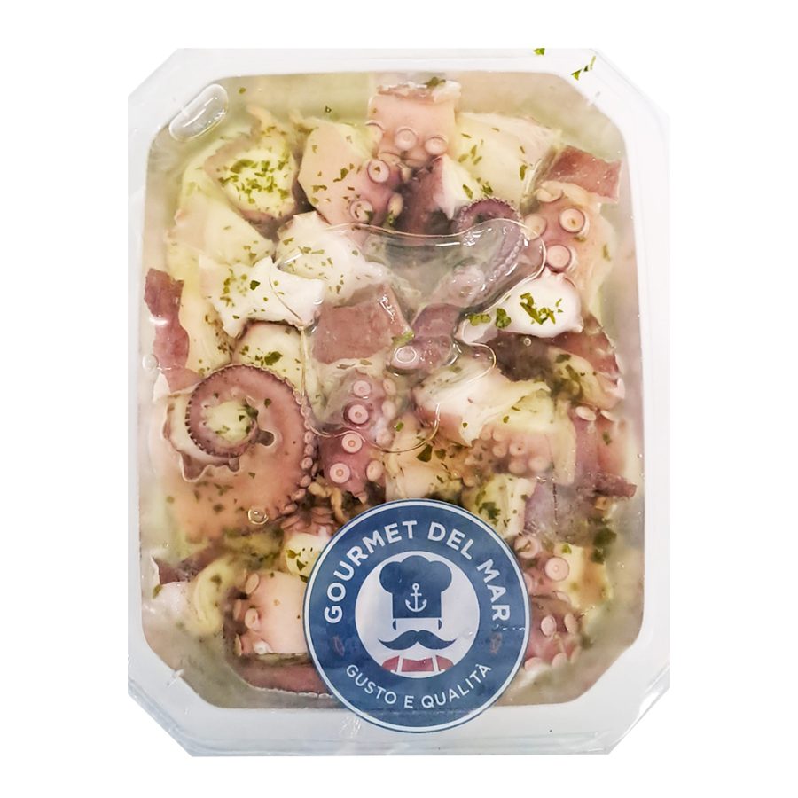 Antipasto di Polpo Sott'olio e Prezzemolo (Tagliato a Mano) in Vaschetta 200g