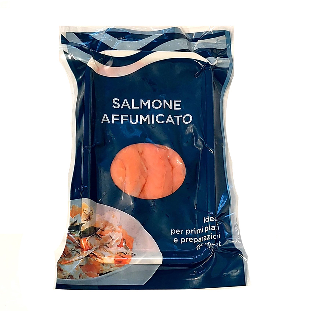 Ritagli di Salmone Affumicato Sottovuoto 200g